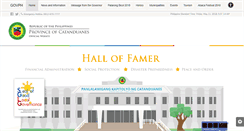Desktop Screenshot of catanduanes.gov.ph